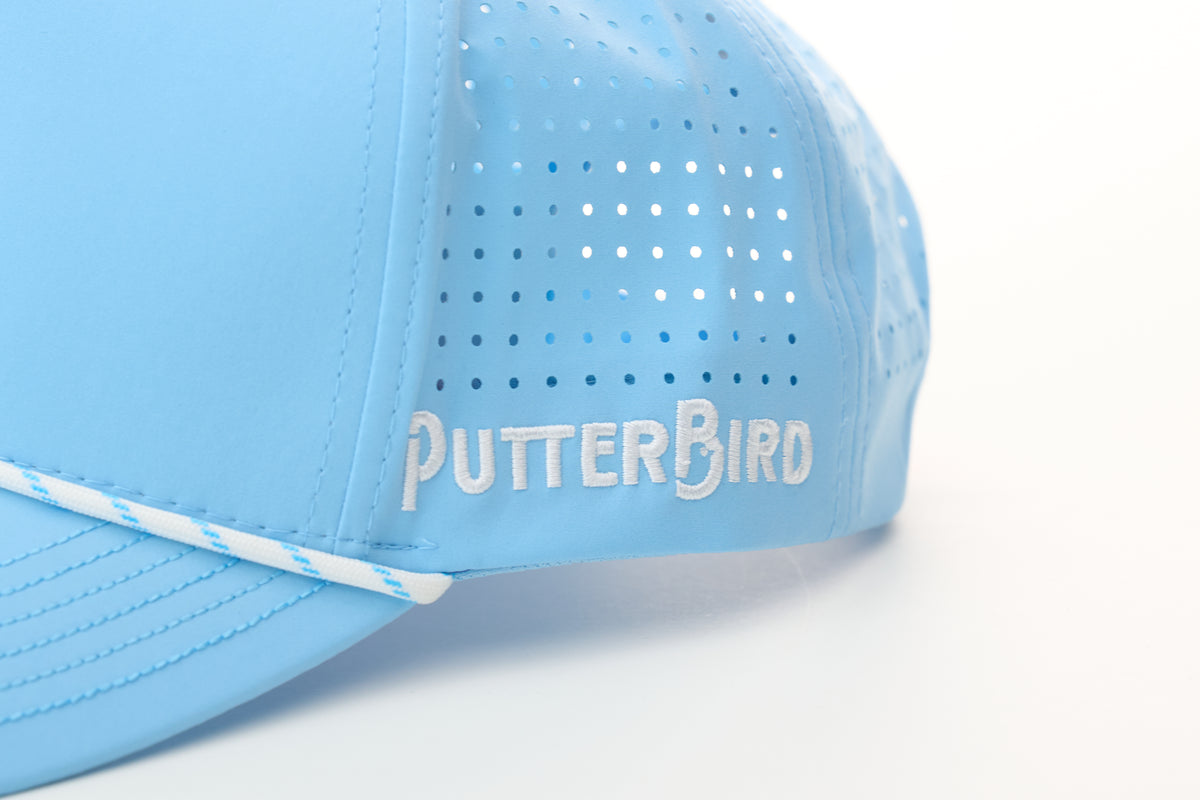 Baby Blue Hat / White Rope - Pinch The Goldfinch