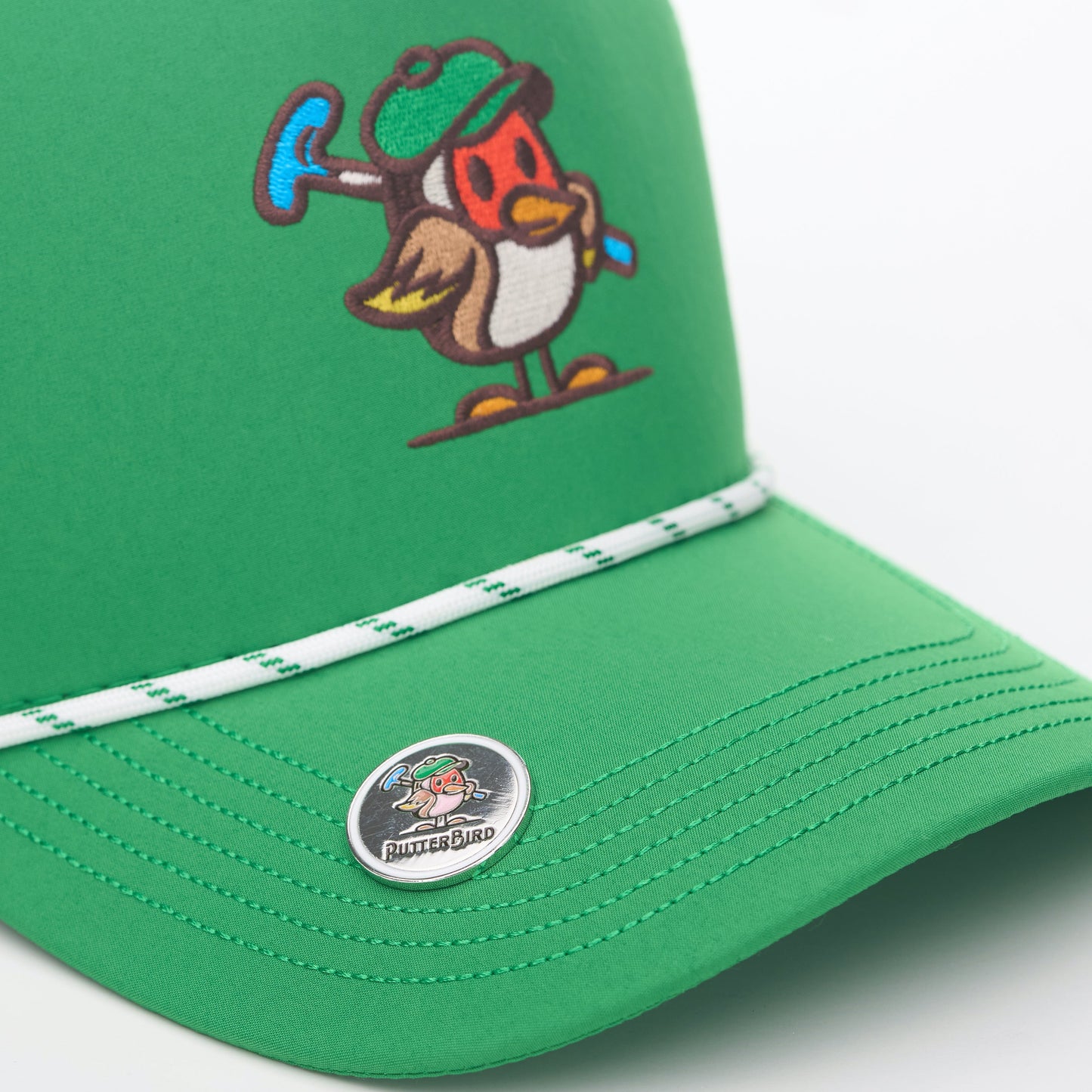 Green Hat / White Rope - Pinch The Goldfinch