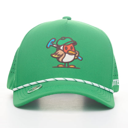 Green Hat / White Rope - Pinch The Goldfinch