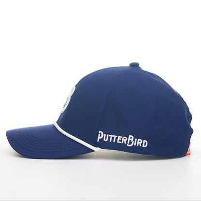 Navy Hat / White Rope | "PB" Baseball Style