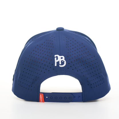 Navy Hat / White Rope - PutterBird Wordmark