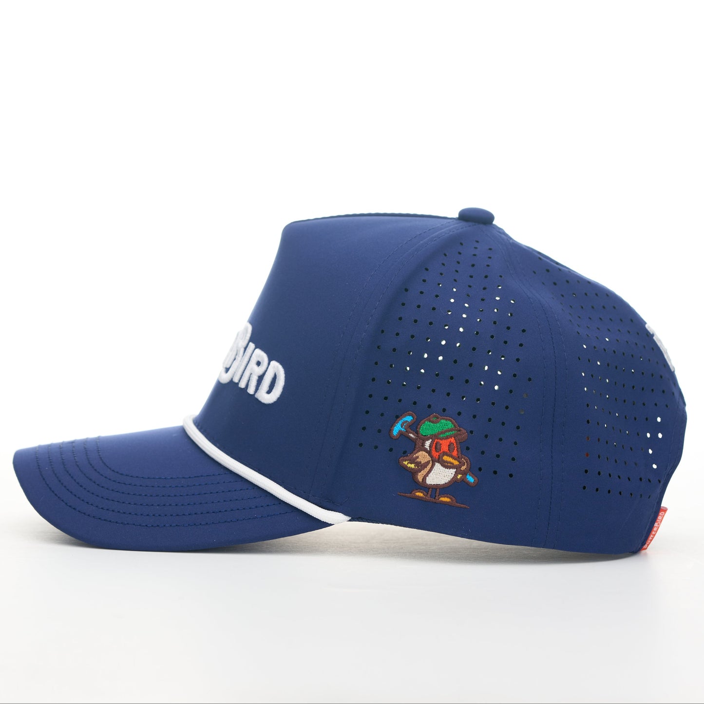 Navy Hat / White Rope - PutterBird Wordmark