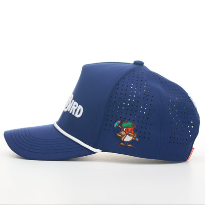 Navy Hat / White Rope - PutterBird Wordmark