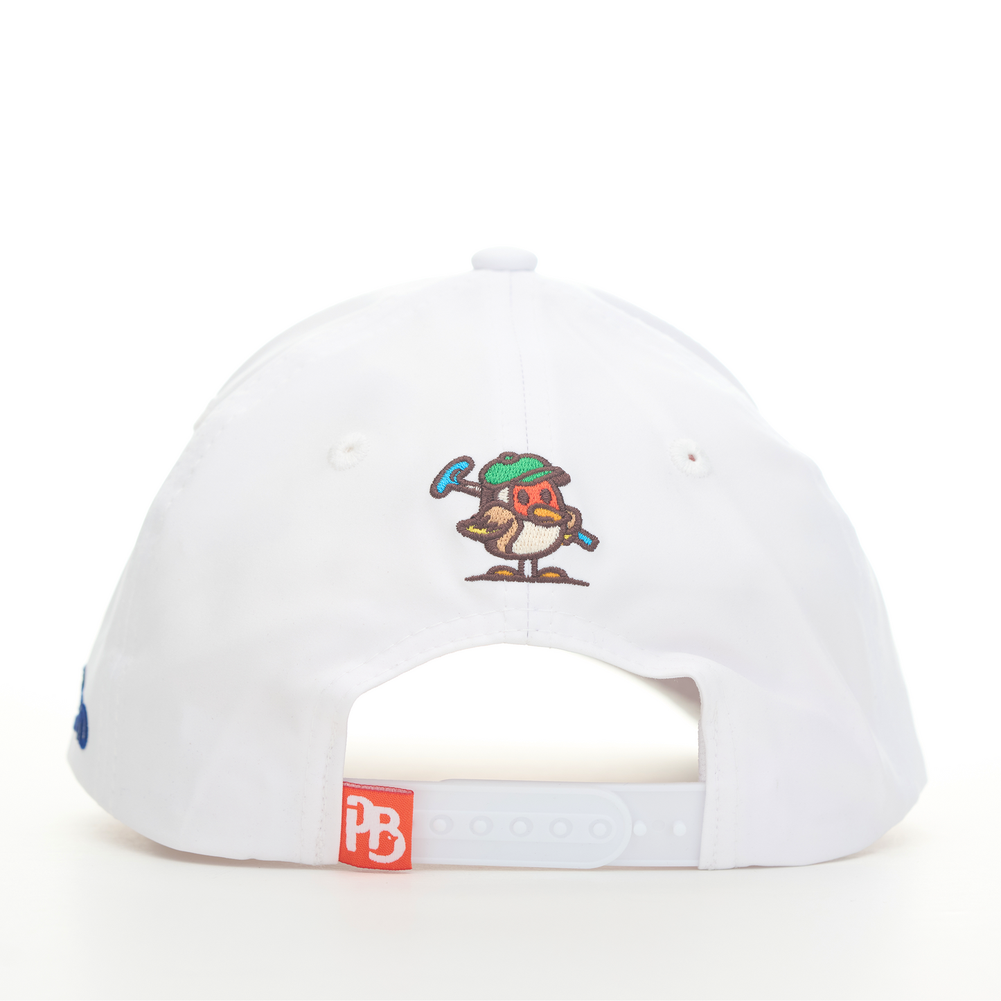 White Hat / Navy Rope | "PB" Baseball Style