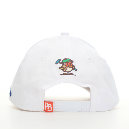White Hat / Navy Rope | "PB" Baseball Style
