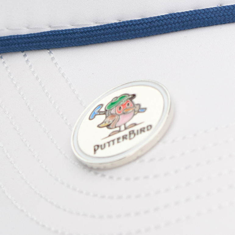White Hat / Navy Rope | "PB" Baseball Style