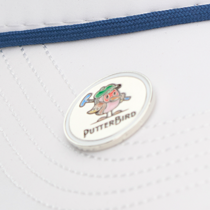White Hat / Navy Rope | "PB" Baseball Style