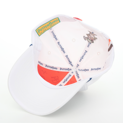 White Hat / Navy Rope | "PB" Baseball Style