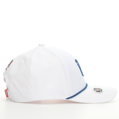 White Hat / Navy Rope | "PB" Baseball Style